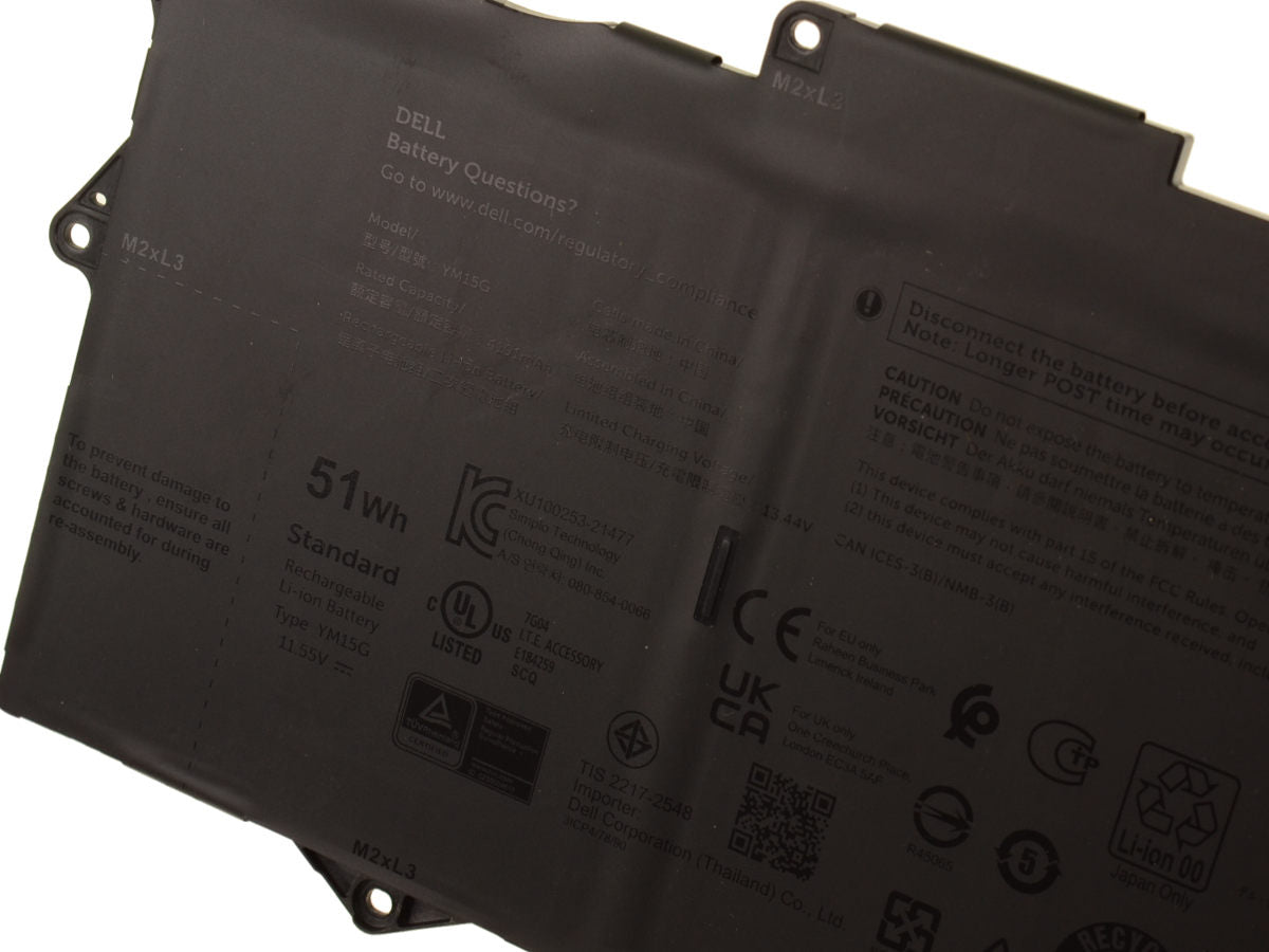 DELL XPS 13 9315 - 3 cell YM15G 51Wh Genuine Original Laptop Notebook Battery ( 1 Yr Warranty )