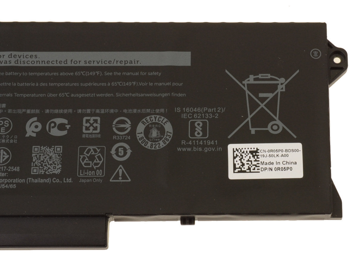 DELL 00P3TJ 05RGW 0P3TJ 0R05P0 0R0P0 0R0PO 0ROP0
- GRT01 Genuine Original Laptop Notebook Battery ( 1 Yr Warranty )