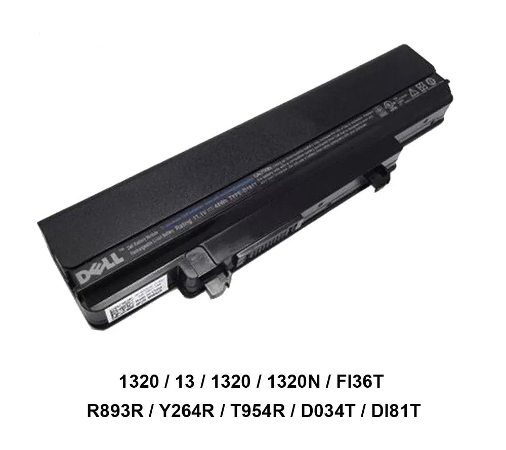 DELL Inspiron 13 1320 - 6 Cell T954R Original Laptop Notebook Battery ( 1 Yr Warranty )