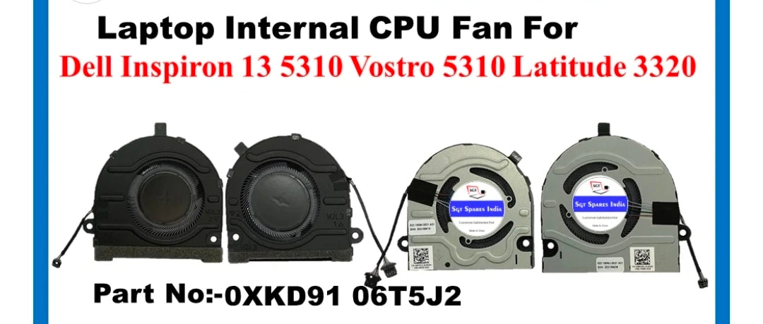 Original FAN Pair Dell Latitude 3320 P/N : 0XKD91