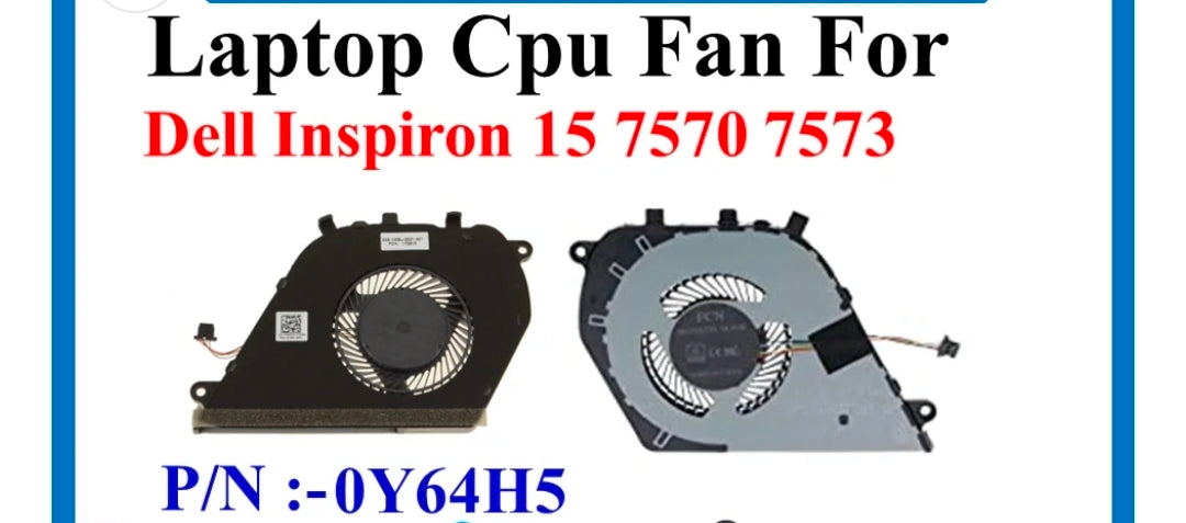 Original FAN Dell Inspiron 15 7570 P/N : 0Y64H5 , Y64H5