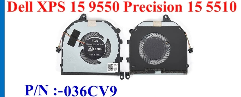 Original FAN Dell Precision 15 5510 P/N : 36CV9