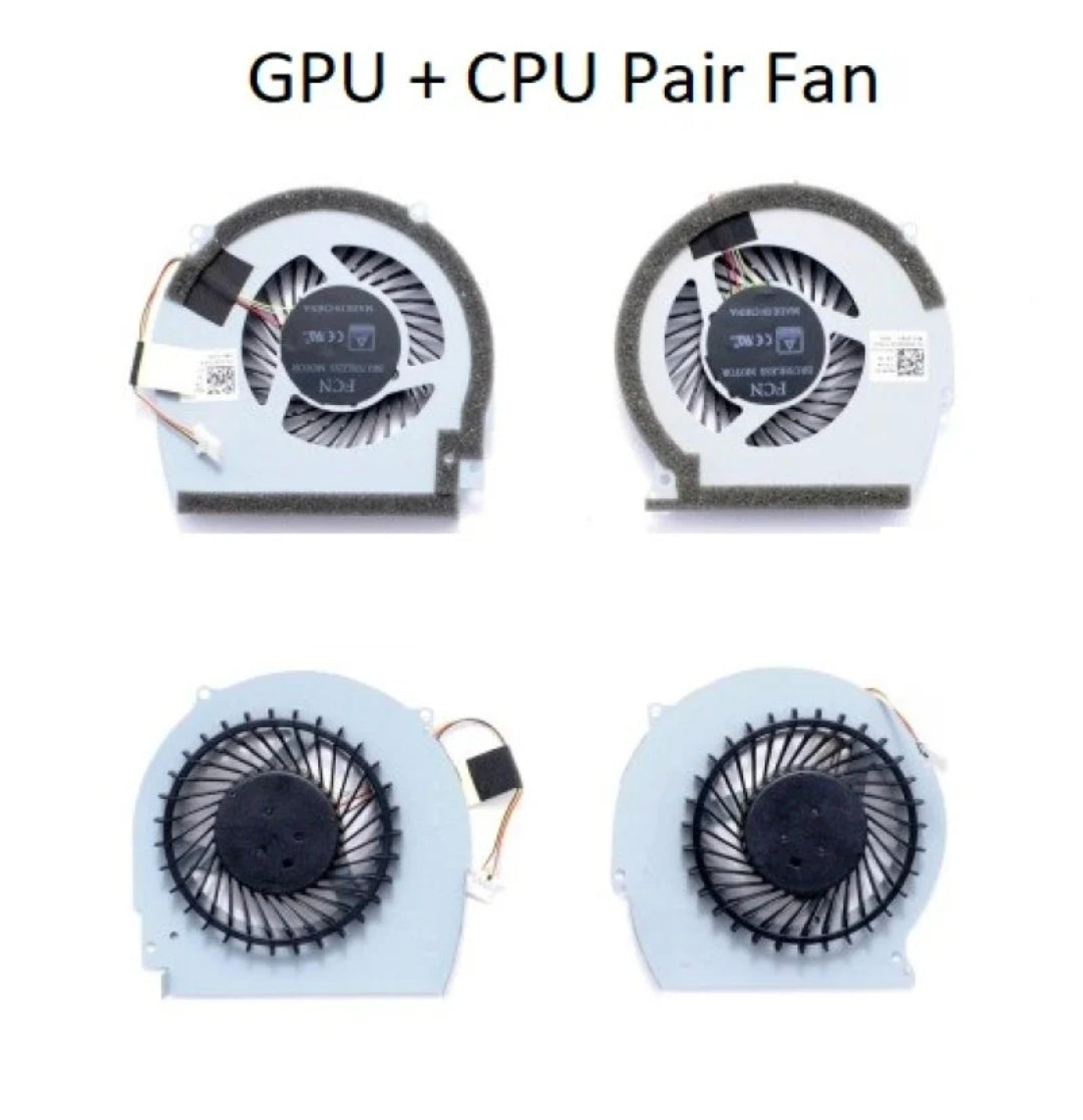 Original FAN Pair Dell Inspiron G7 15-7000 P/N : 0VP24N