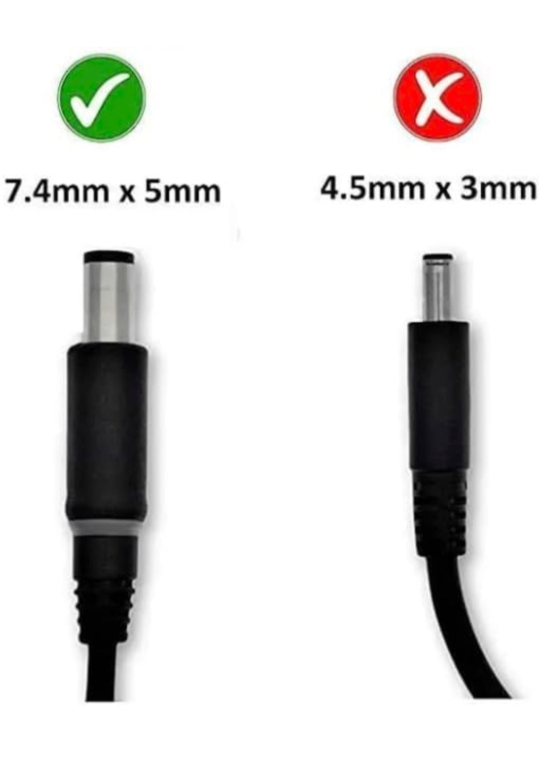 LAPTOP CHARGER 65W 19.5V 3.34A GENUINE Original Adapter ( 7.4 MM ) ( 1 Yr Warranty ) DP/N : 0YNJ5G