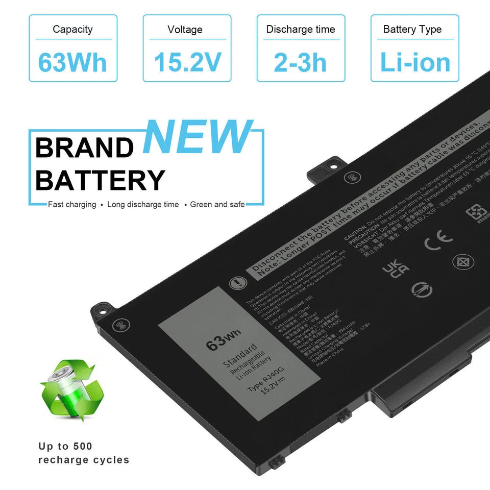 DELL RJ40G - RJ40G Genuine Original Laptop Notebook Battery