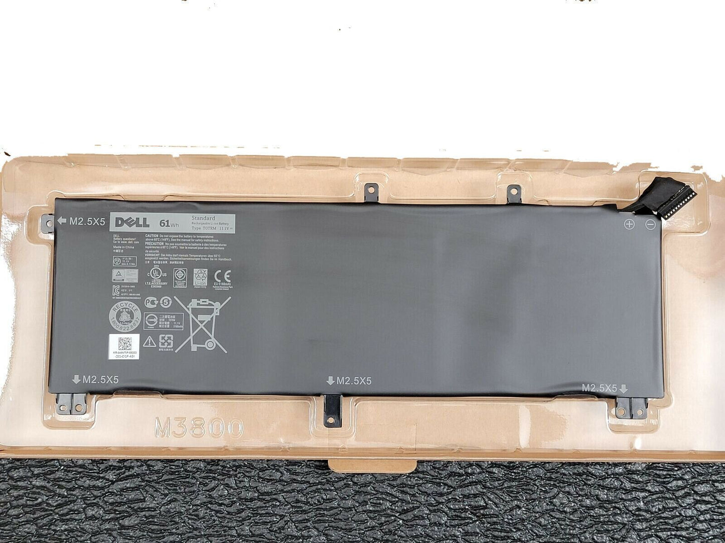 DELL Precision M3800 – TOTRM Genuine Original Laptop Notebook Battery