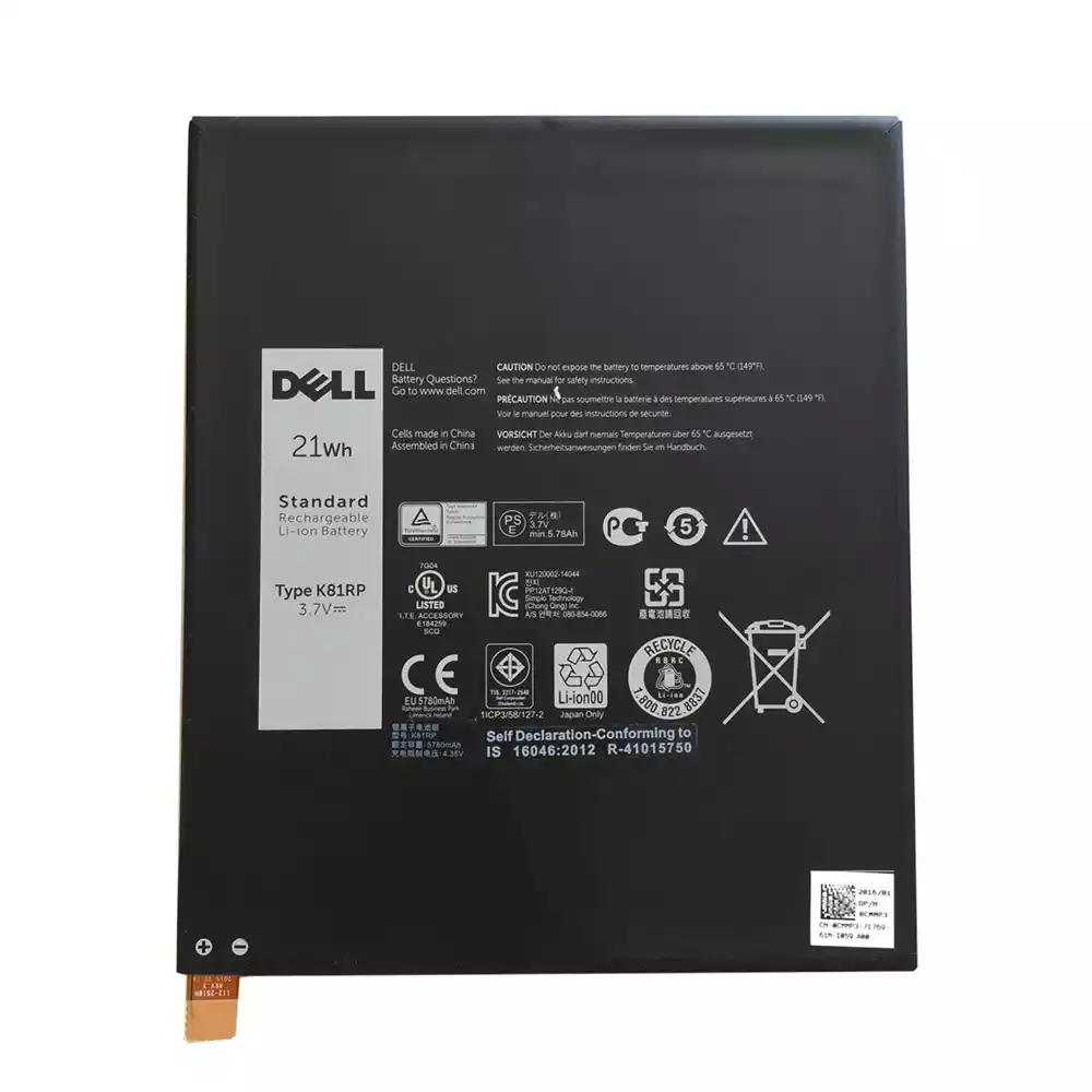 DELL 05PD40 5PD40 K81RP T02E T02E001 V87840-16D - K81RP Genuine Original Laptop Notebook Battery ( 1 Yr Warranty )