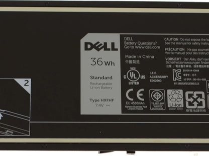 DELL 0VT26R HXFHF XNY66 VJF0X VT26R - HXFHF Genuine Original Laptop Notebook Battery