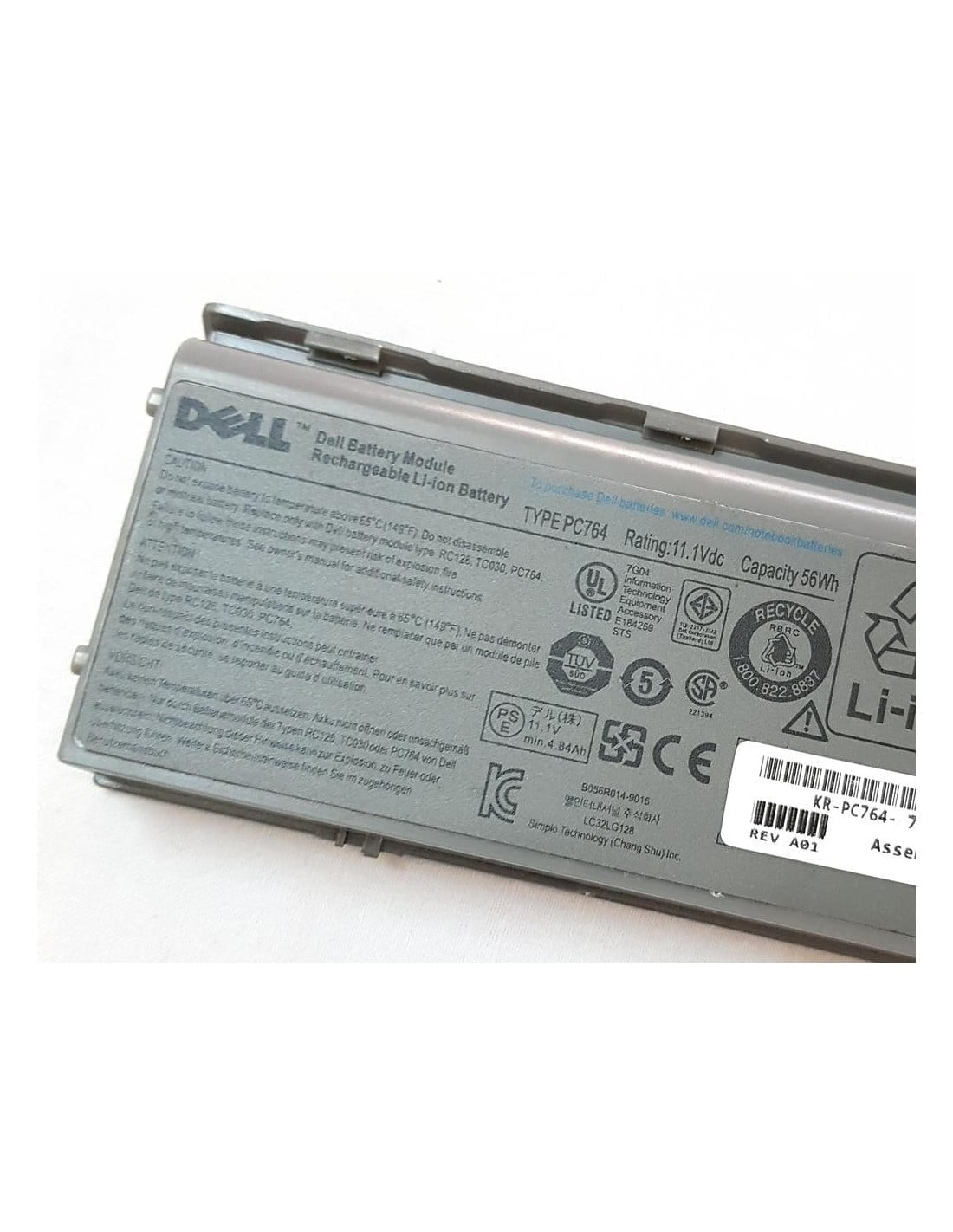 DELL PC764 - PC764 Genuine Original  Laptop Notebook Battery ( 1 Yr Warranty )