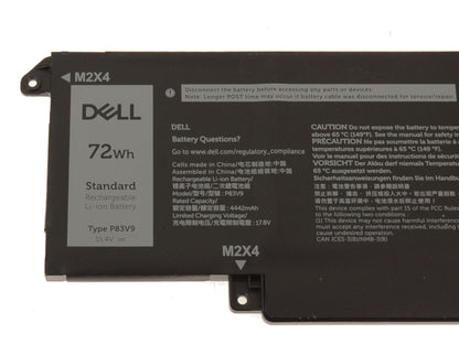 DELL P83V9 - 4 cell - Precision 5470 5480 5490 72Wh Original Laptop Notebook Battery ( 1 Yr Warranty )
