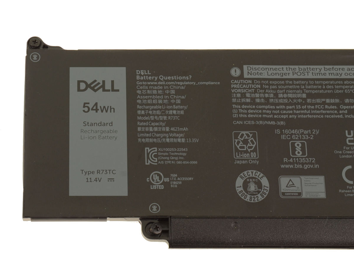 DELL Latitude 5440 - 3 cell R73TC 54Wh Genuine Original Laptop Notebook Battery ( 1 Yr Warranty )
