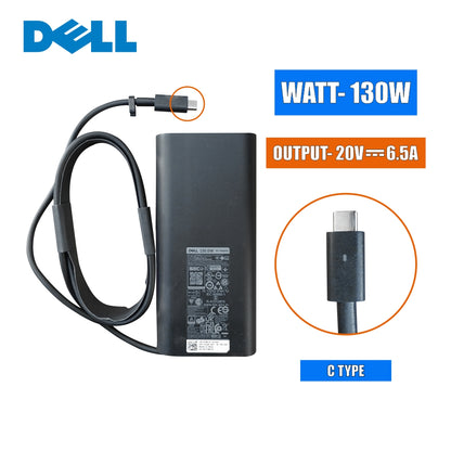 Dell Original 130W USB-C AC Adapter Laptop Charger ( Type - C )