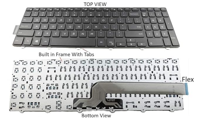 Original Laptop Keyboard Dell Inspiron 15 3000