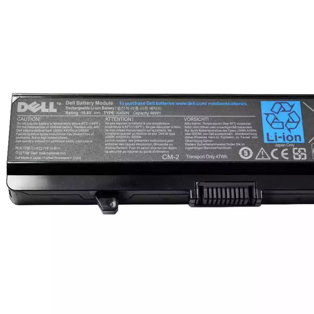DELL X409G K450G P02F001 P04E001 PP29L PP42L G555N - 6 Cell K450N Original Laptop Notebook Battery ( 1 Yr Warranty )