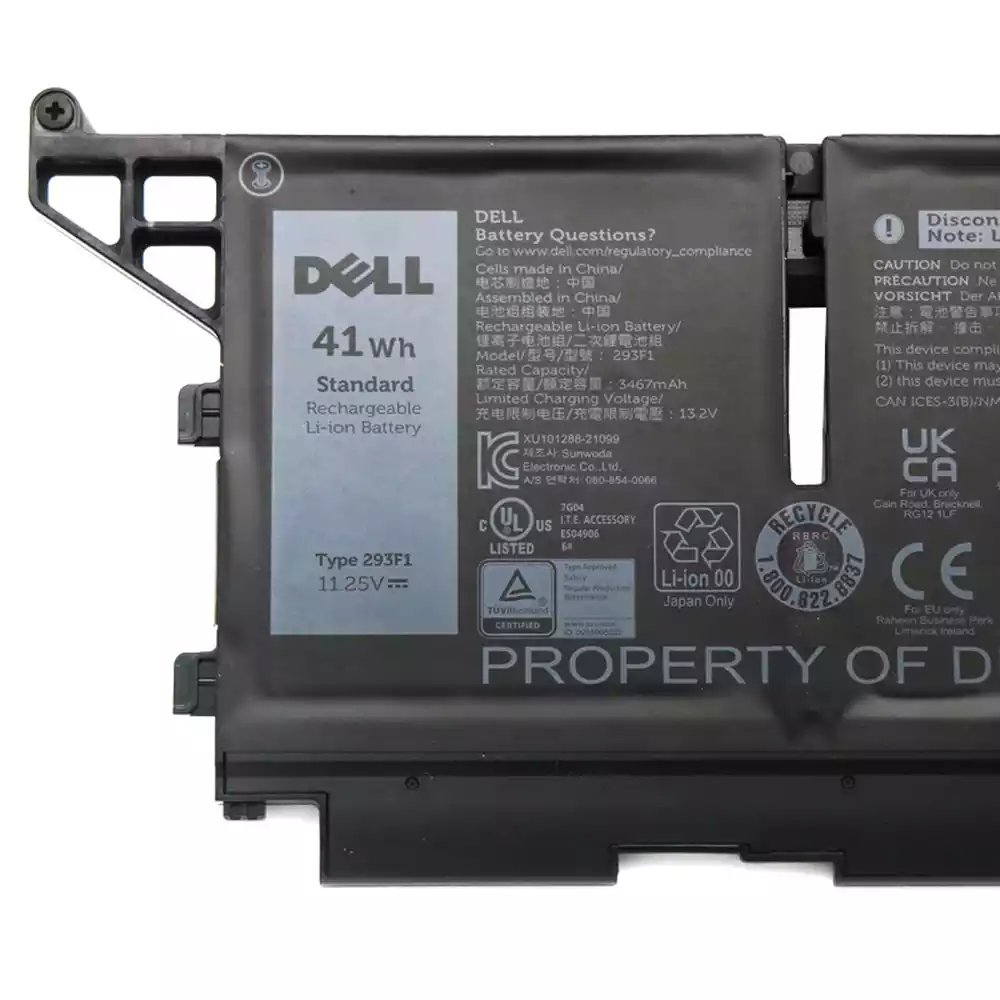DELL 01VX5 051R71 078FWY 08WRCR 51R71 78FWY 8WRCR M69D0 M69DO - 293F1 Genuine Original Laptop Notebook Battery ( 1 Yr Warranty )
