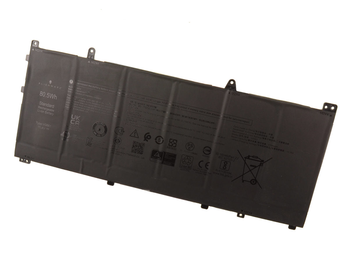 DELL VG661- 6 cell -Alienware x14 R1/R2 80.5Wh Original Laptop Notebook Battery ( 1 Yr Warranty )