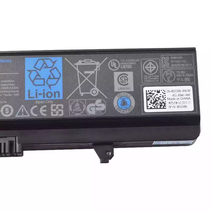 DELL X409G K450G P02F001 P04E001 PP29L PP42L G555N - 6 Cell K450N Original Laptop Notebook Battery ( 1 Yr Warranty )