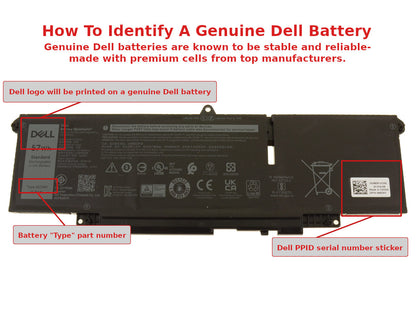 DELL Latitude 7440 - 3 cell 66DWX 57Wh Genuine Original Laptop Notebook Battery ( 1 Yr Warranty )