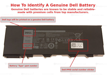 DELL Latitude 12 Rugged ( 7214 )  - 4-cell V23NY Genuine Original Laptop Notebook Battery ( 1 Yr Warranty )