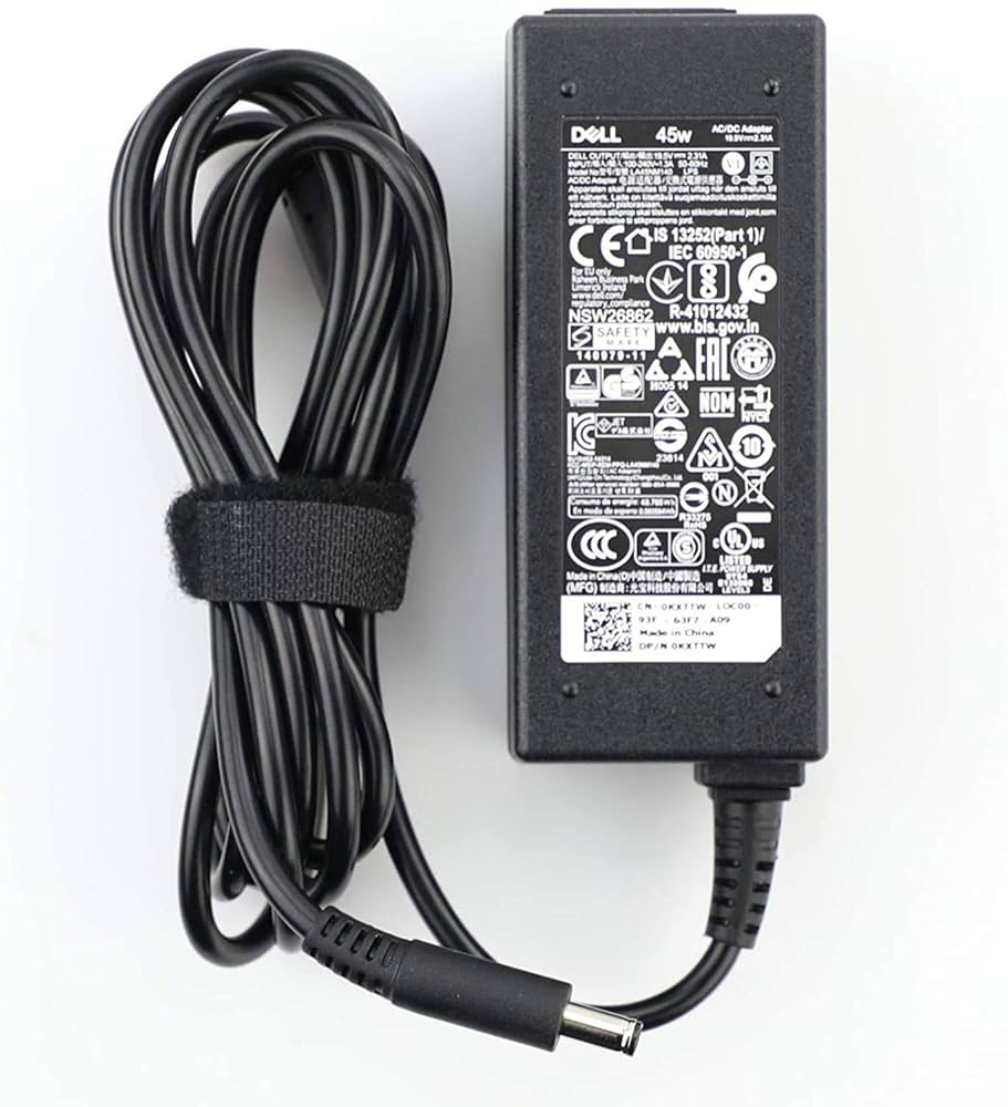 DELL LAPTOP CHARGER 45W 19.5V 2.31A GENUINE Original Adapter ( 4.5 MM )