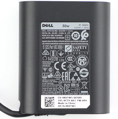 Dell Original 30W USB-C AC Adapter Laptop Charger ( Type - C )
