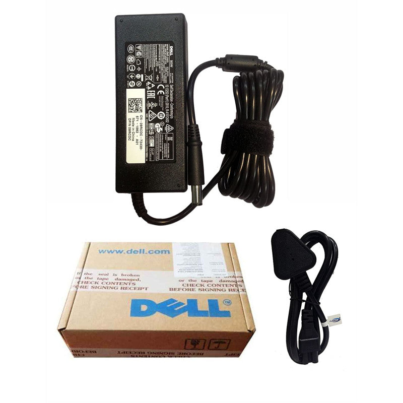DELL LAPTOP CHARGER 90W 19.5V 4.62A GENUINE Original Adapter ( 7.4 MM )