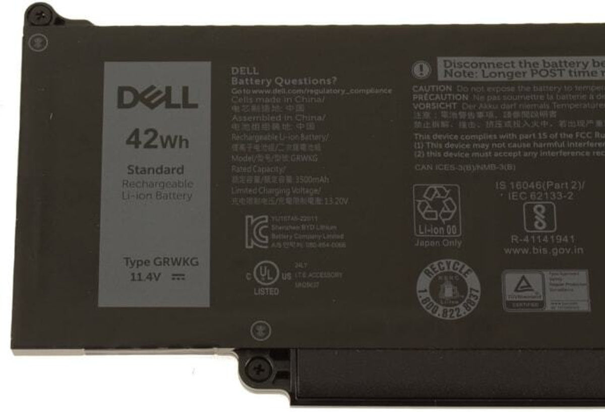 DELL GRWKG - GRWKG Original Laptop Notebook Battery (1 Yr Warranty)