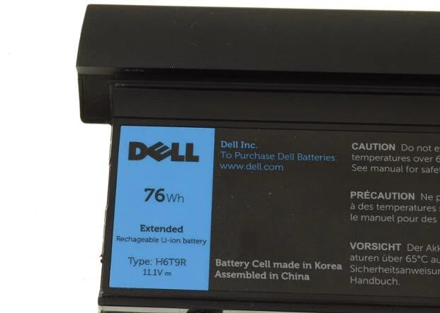 DELL H6T9R - H6T9R Genuine Original  Laptop Notebook Battery