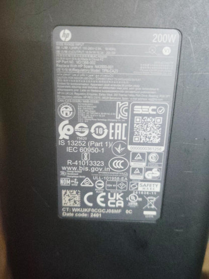 DELL LAPTOP CHARGER 240W 19.5V 12.3A GENUINE Original ( 7.4 MM ) ( 1 Yr Warranty )