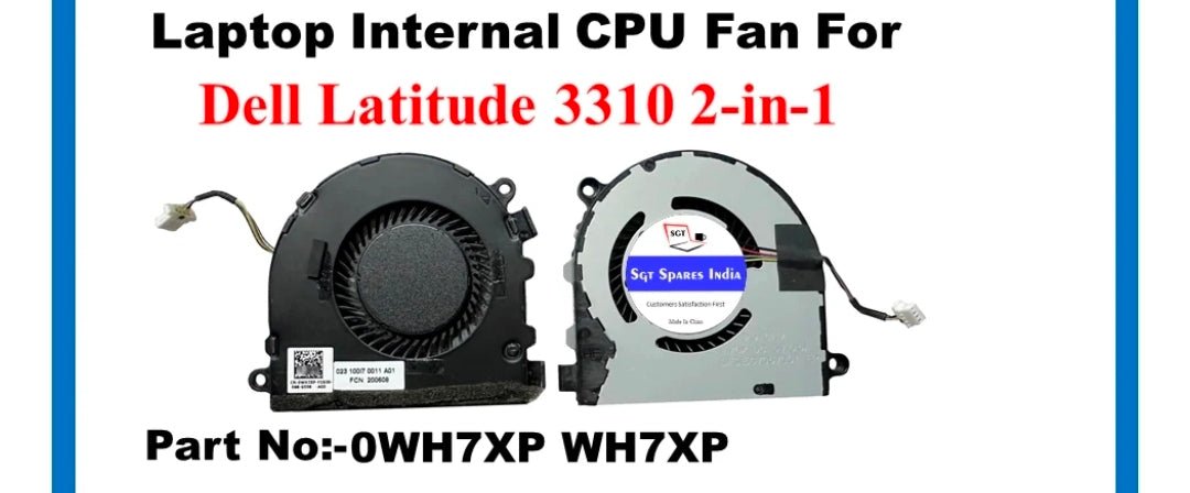 Original FAN Dell Latitude 3310 2 in 1  P/N :  0WH7XP , WH7XP