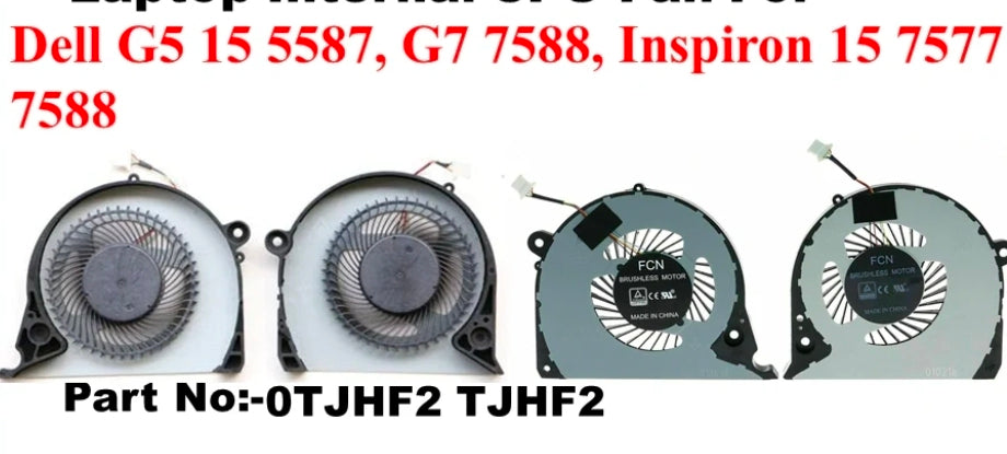 Original FAN Pair Dell G5 15 5587 P/N : 0TJHF2 , TJHF2