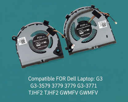 Original FAN Pair Dell Inspiron G5 5587 P/N : 0TJHF2 , TJHF2