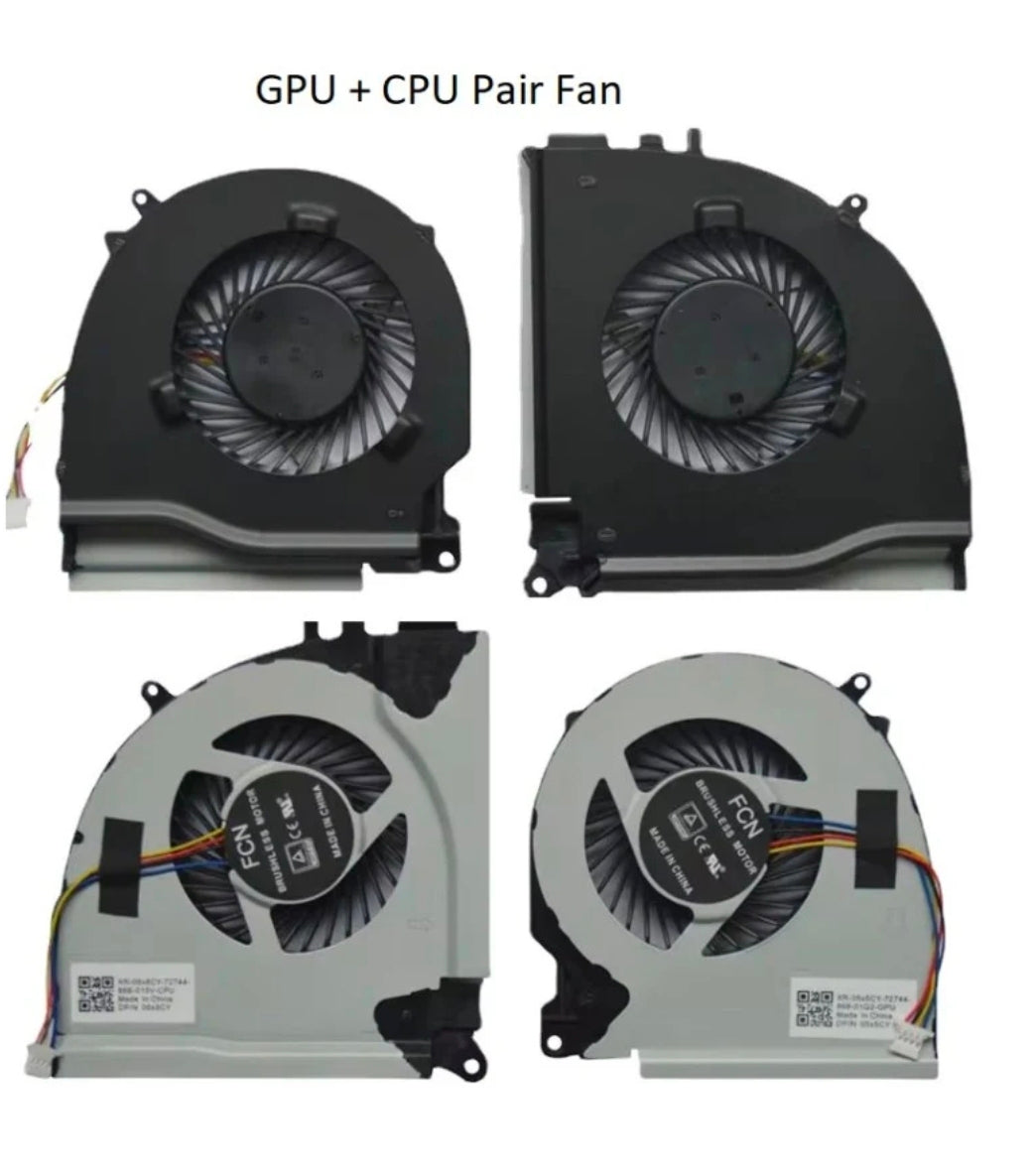 Original FAN Pair ( CPU & GPU ) Dell Inspiron 15 7000 P/N :  RJX6N