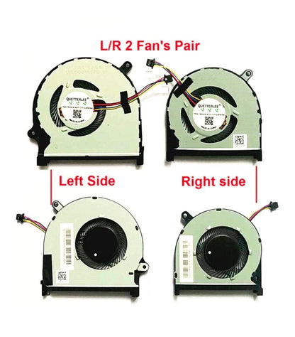 Original FAN Dell Pair Inspiron 7591  P/N : 861FC , 0861FC