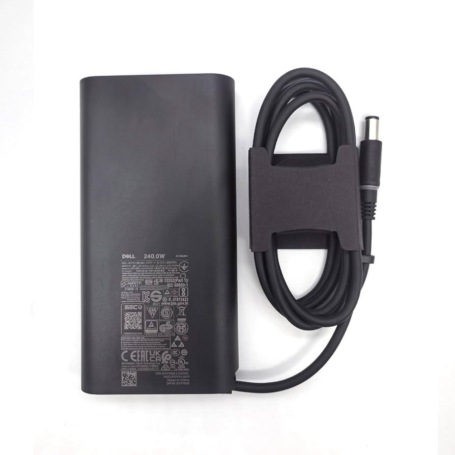 DELL LAPTOP CHARGER 240W 19.5V 12.3A GENUINE Original ( 7.4 MM ) ( 1 Yr Warranty )