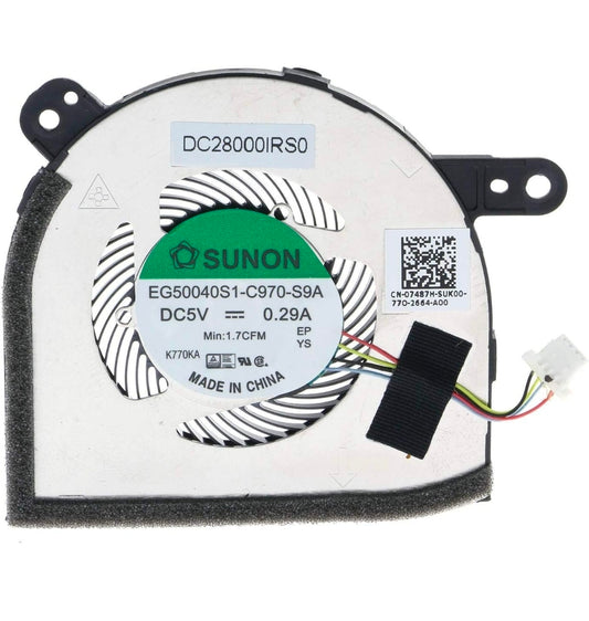 Original FAN Dell Latitude 5290   2 in 1     P/N : 07487H , 0HFV18