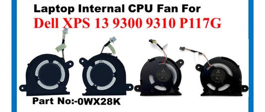 Original FAN Pair Dell XPS 13 9300   P/N : 0WX28K
