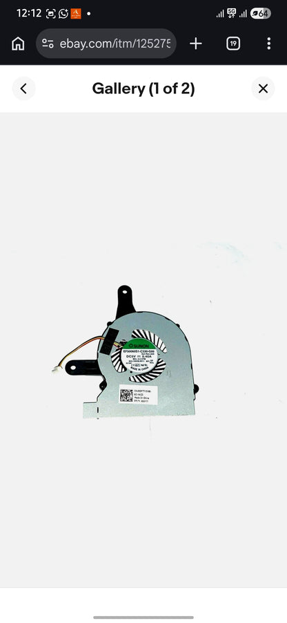 Original FAN Dell Inspiron 15 3551 P/N : 05DFTT , 5DFTT