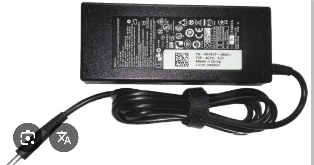 DELL LAPTOP CHARGER 90W 19.5V 4.62A GENUINE Original Adapter ( 4.5 MM ) ( 1 Yr Warranty ) Model No : Optiplex 5070 Micro