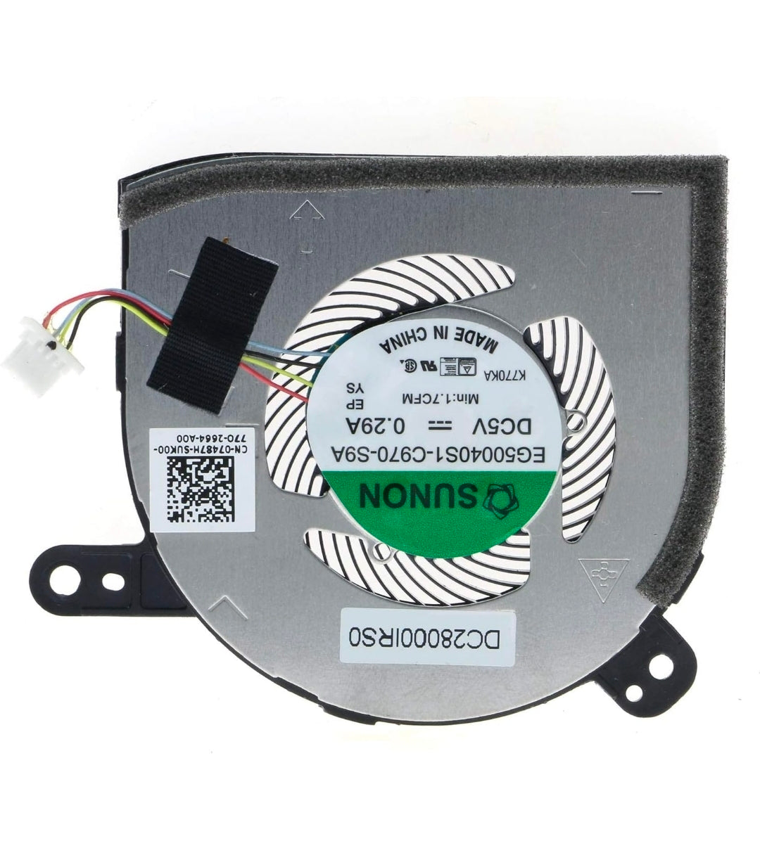 Original FAN Dell Latitude 5285   2 in 1     P/N : 07487H , 0HFV18
