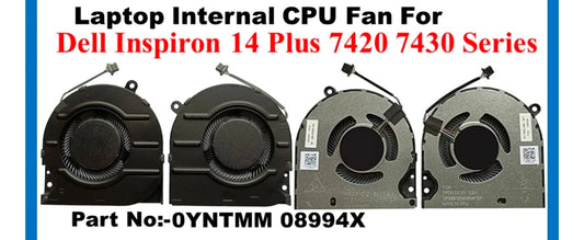 Original FAN Pair Dell XPS Inspiron 14 Plus 7420  P/N : 0YNTMM