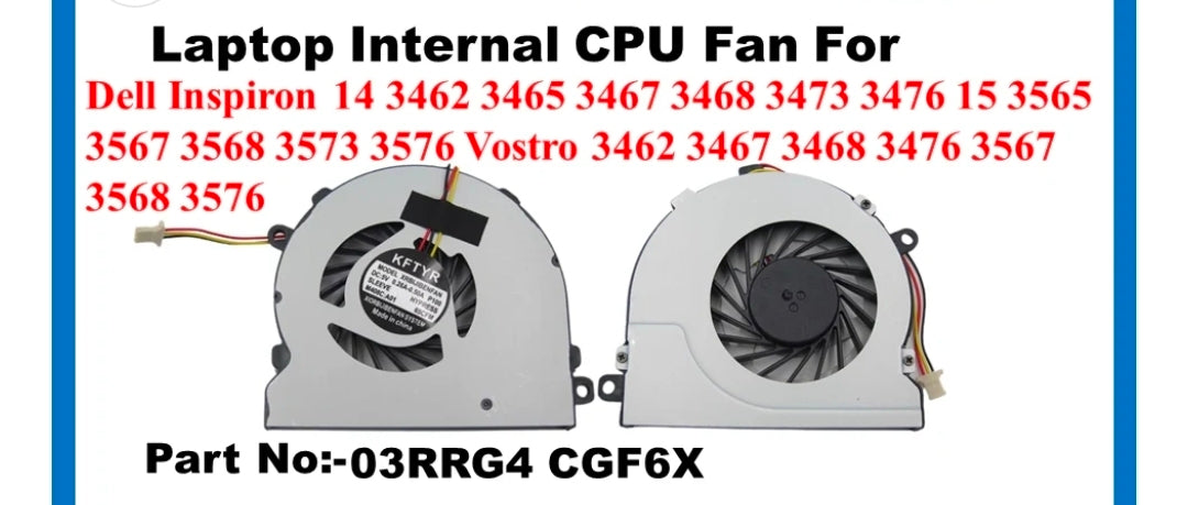 Original FAN Dell Inspiron 14 3462 P/N : 03RRG4 , 3RRG4