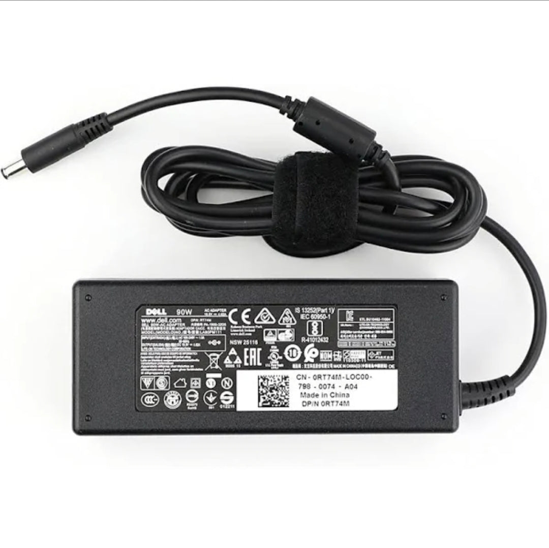 DELL LAPTOP CHARGER 90W 19.5V 4.62A GENUINE Original Adapter ( 4.5 MM ) ( 1 Yr Warranty ) Model No : Optiplex 5070 Micro