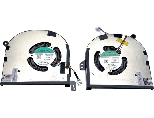 Original FAN Pair Dell PRECISION 5550 P/N : 009RK6 , 09RK6
