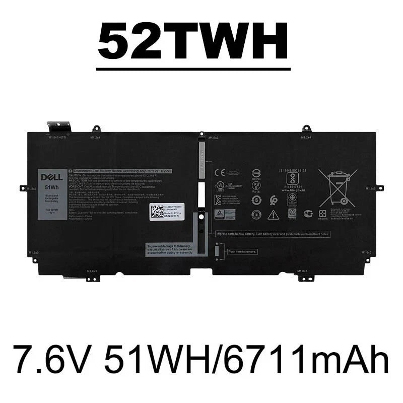 DELL 52TWH – 52TWH Genuine Original Laptop Notebook Battery