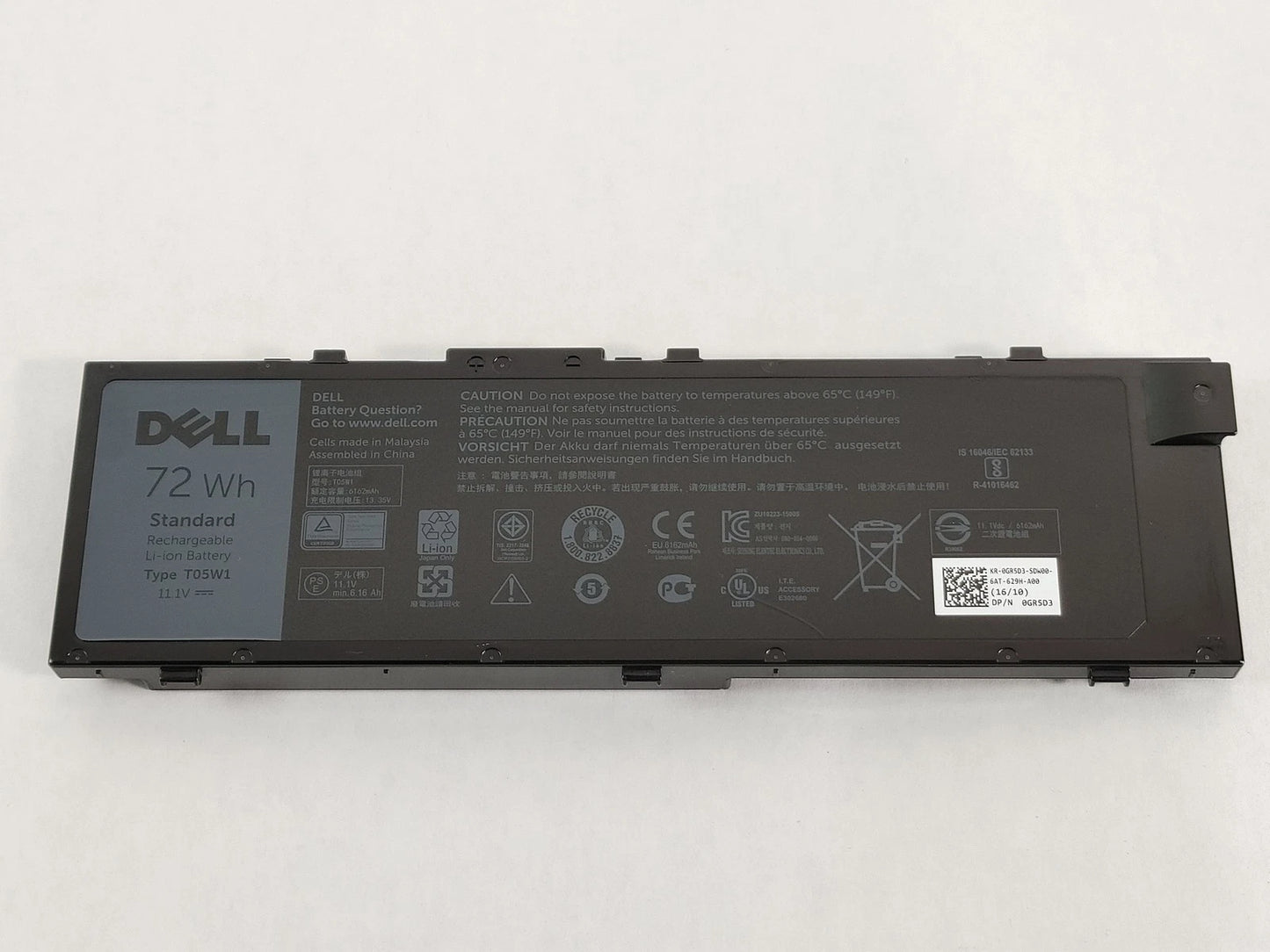 DELL T05W1 - T05W1 Genuine Original  Laptop Notebook Battery