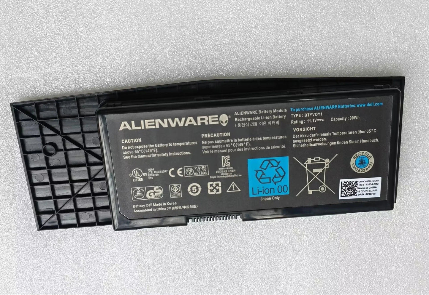 DELL Alienware M17X - BTYVOY1 Genuine Original Laptop Notebook Battery