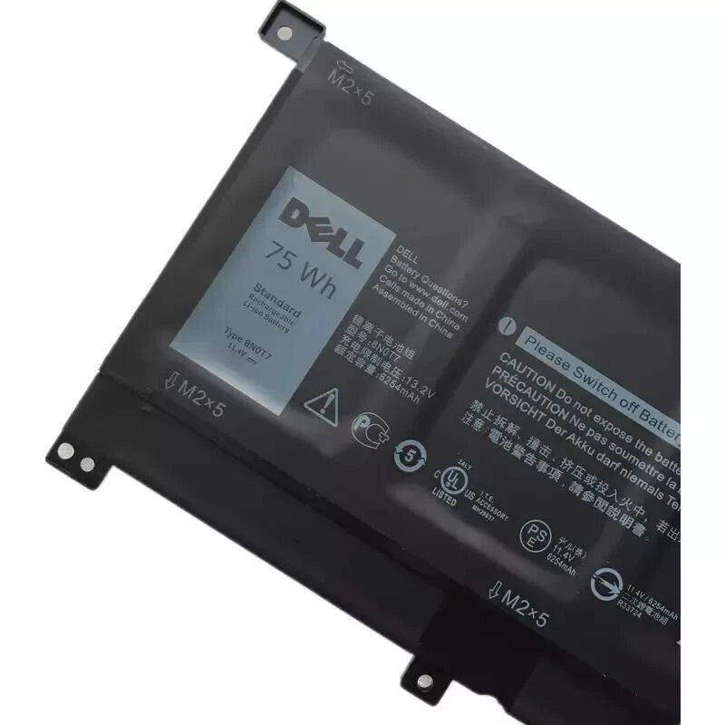 DELL 8N0T7 - 8N0T7 Genuine Original  Laptop Notebook Battery