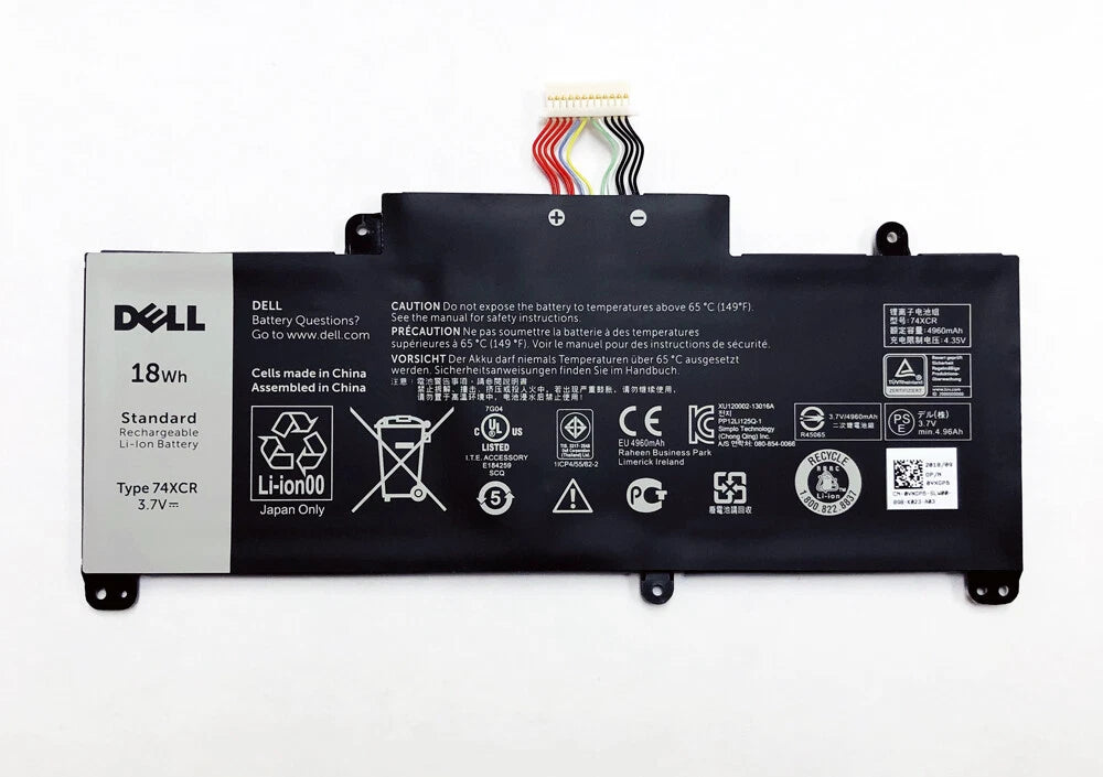 DELL 74XCR - 74XCR Genuine Original  Laptop Notebook Battery