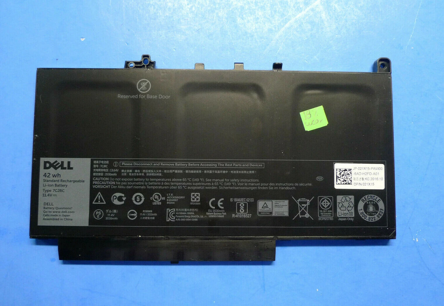 DELL 7CJRC - 7CJRC Genuine Original  Laptop Notebook Battery